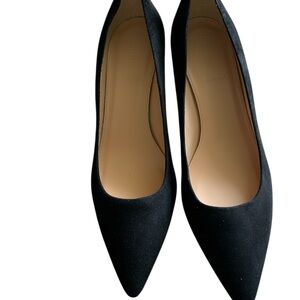 J. Crew Black Heels Classic Design
